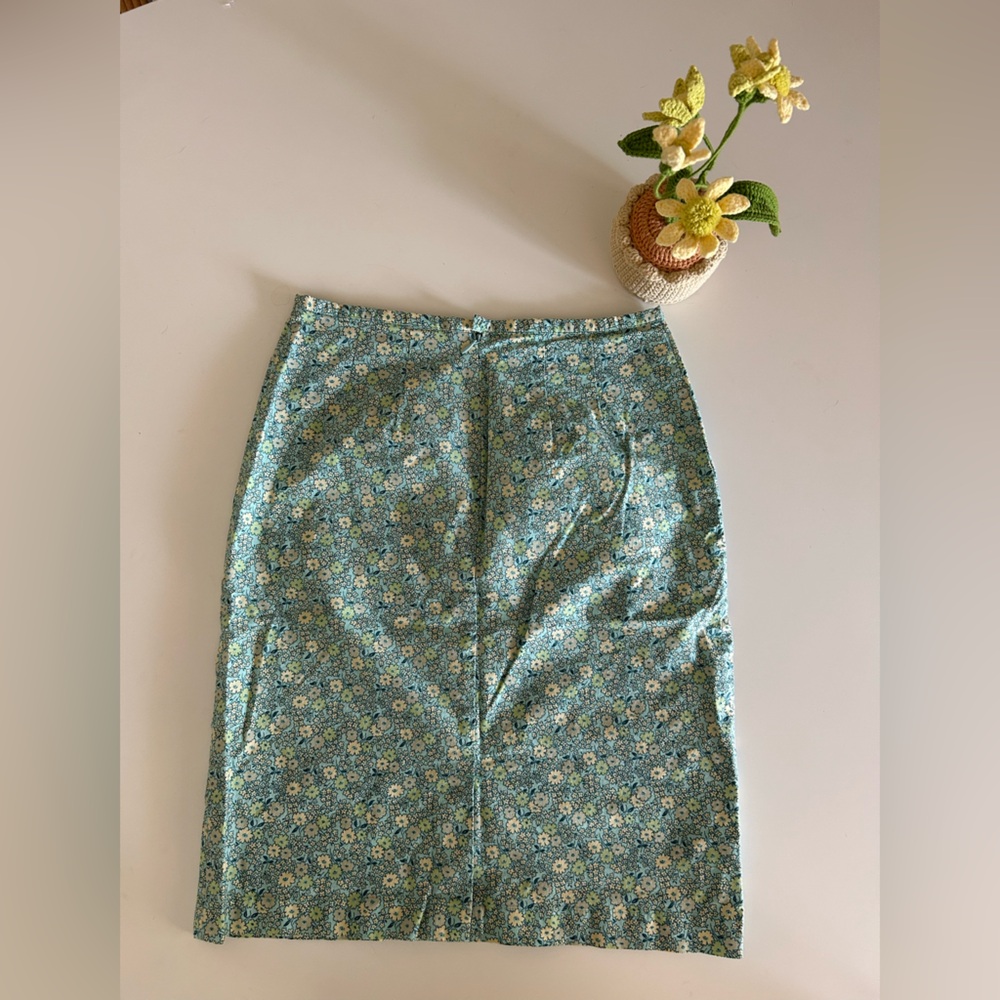 Floral Blue Skirt